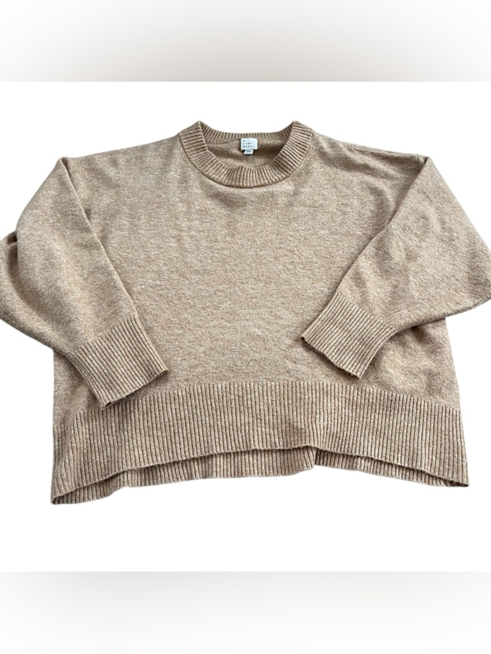 A New Day Tan Pullover Sweater Size XXL women